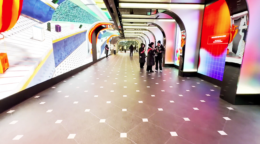 韩国首尔乐天免税店LED显示屏2