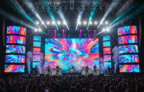 音乐节LED租赁屏